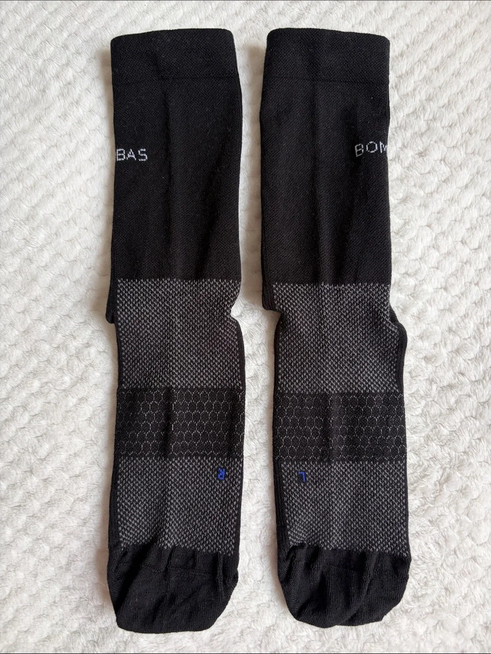 NWOT Bombas Women’s UltraLite Sport Half Calf Black Socks - Unisex Large